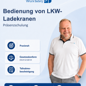 LKW-Ladekran Schulung – Kranschein Präsenzkurs gemäß DGUV Grundsatz 309-003
