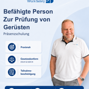 Gerüste prüfen – Sachkunde Präsenzkurs zur befähigten Person